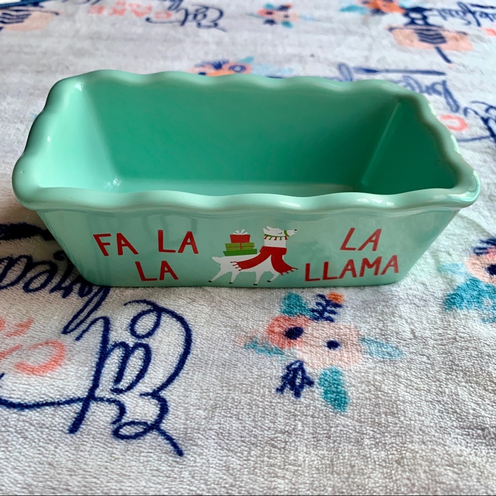 Fa La La La Llama Bakeware Mini Loaf Pan - Picture 3 of 3